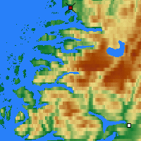 Nearby Forecast Locations - Reipå - Map