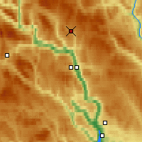 Nearby Forecast Locations - Venabu - Map