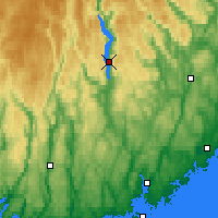 Nearby Forecast Locations - Byglandsfjord - Map