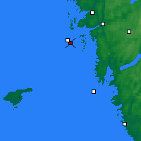 Nearby Forecast Locations - Trubaduren - Map