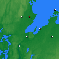 Nearby Forecast Locations - Bergarud - Map
