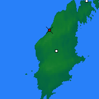 Nearby Forecast Locations - Visby - Map