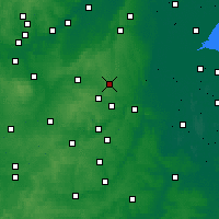 Nearby Forecast Locations - Leicester - Map