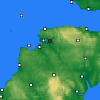 Nearby Forecast Locations - Barnstaple - Map