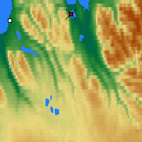Nearby Forecast Locations - Bergstadir - Map