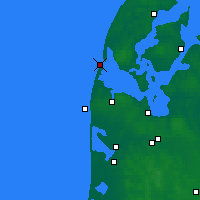 Nearby Forecast Locations - Thyborøn - Map