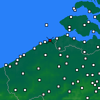 Nearby Forecast Locations - Knokke-Heist - Map