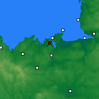 Nearby Forecast Locations - Dinard - Map