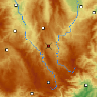 Nearby Forecast Locations - Le Puy-en-Velay - Map