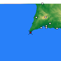 Nearby Forecast Locations - Sagres - Map