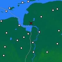 Nearby Forecast Locations - Emden - Map
