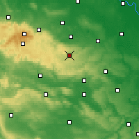 Nearby Forecast Locations - Harzgerode - Map
