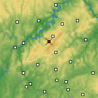 Nearby Forecast Locations - Hunsrück - Map