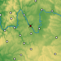 Nearby Forecast Locations - Würzburg - Map
