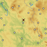 Nearby Forecast Locations - Grafenwöhr - Map