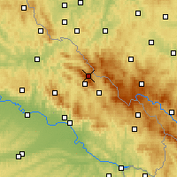 Nearby Forecast Locations - Großer Arber - Map