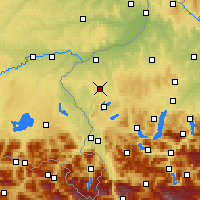 Nearby Forecast Locations - Feldkirchen bei Mattighofen - Map