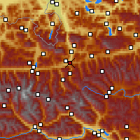 Nearby Forecast Locations - St Johann im Pongau - Map