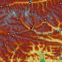 Nearby Forecast Locations - Lienz - Map