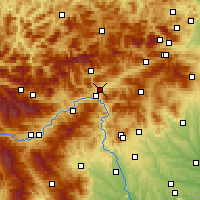 Nearby Forecast Locations - Kapfenberg - Map
