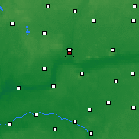Nearby Forecast Locations - Piła - Map
