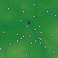 Nearby Forecast Locations - Legionowo - Map