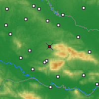 Nearby Forecast Locations - Daruvar - Map