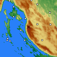 Nearby Forecast Locations - Zavizan - Map
