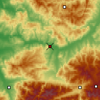 Nearby Forecast Locations - Deva - Map
