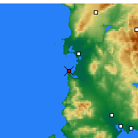 Nearby Forecast Locations - Capo Frasca - Map