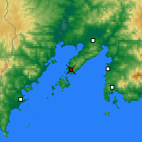 Nearby Forecast Locations - Vladivostok - Map