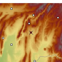 Nearby Forecast Locations - Dangara - Map