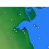 Nearby Forecast Locations - Kuwait City - Map