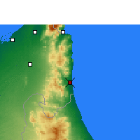 Nearby Forecast Locations - Fujairah - Map