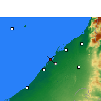 Nearby Forecast Locations - Ajman - Map