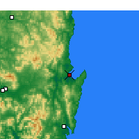 Nearby Forecast Locations - Pohang - Map
