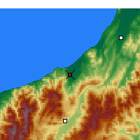 Nearby Forecast Locations - Takada - Map