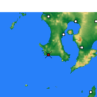 Nearby Forecast Locations - Makurazaki - Map