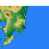Nearby Forecast Locations - Aburatsu - Map