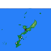 Nearby Forecast Locations - Nago - Map