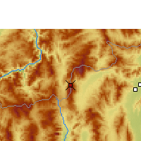 Nearby Forecast Locations - Doi Ang Khang - Map