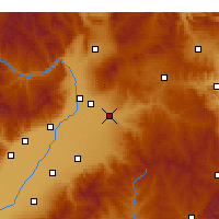 Nearby Forecast Locations - Yuci - Map