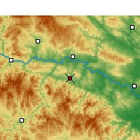 Nearby Forecast Locations - Yunyang/HUB - Map