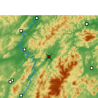 Nearby Forecast Locations - Xupu - Map