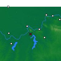 Nearby Forecast Locations - Shou Xian - Map