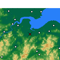 Nearby Forecast Locations - Shaoxing - Map