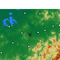 Nearby Forecast Locations - Yujiang - Map