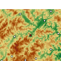 Nearby Forecast Locations - Yunhe - Map
