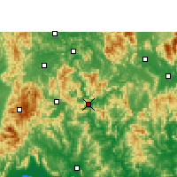 Nearby Forecast Locations - Zhaoping - Map