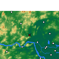 Nearby Forecast Locations - Sihui - Map